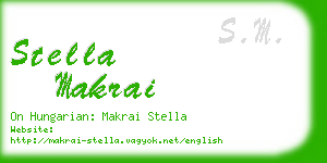 stella makrai business card